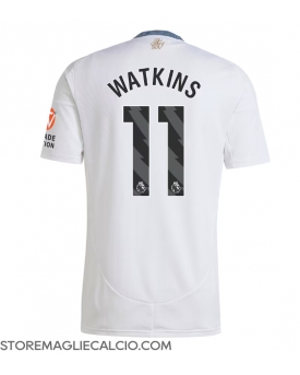 Aston Villa Ollie Watkins #11 Maglia Gara Trasferta Repliche 2024-25 Maniche Corte